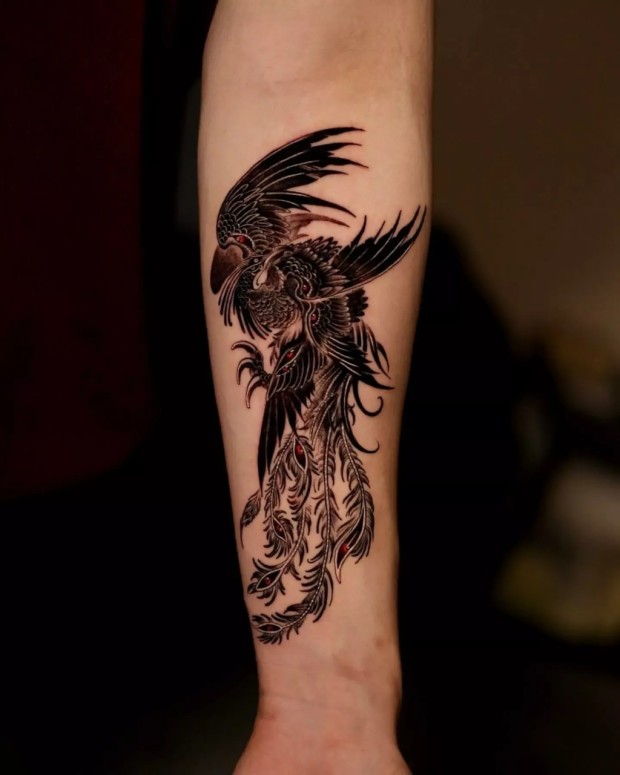 Phoenix Bird Tattoo Ideas 0033