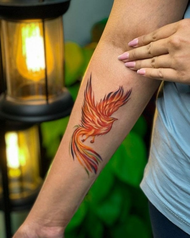 Phoenix Bird Tattoo Ideas 0034