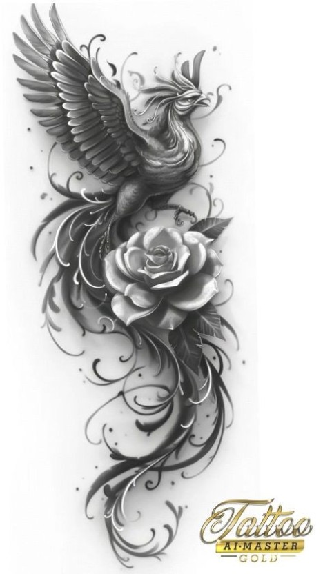 Phoenix Bird Tattoo Ideas 0035