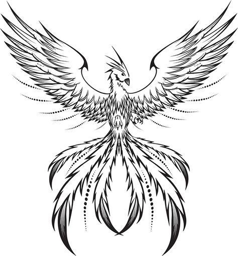 Phoenix Tattoo Ideas for Females 0024