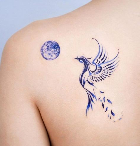 Phoenix Tattoo Ideas for Females 0031