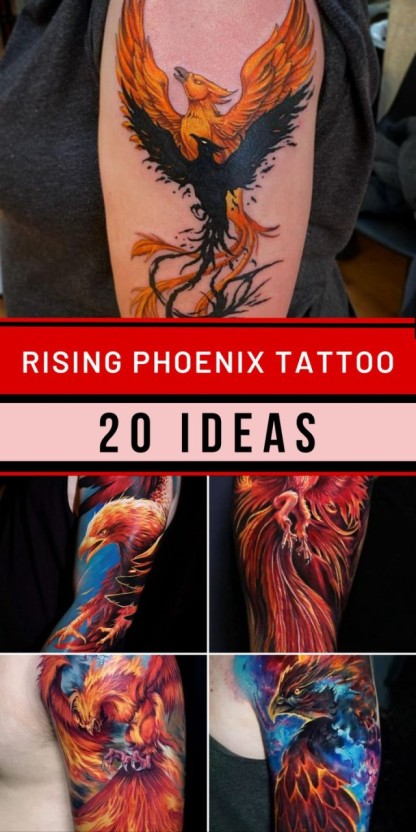 Phoenix Tattoo Ideas for Females 0039