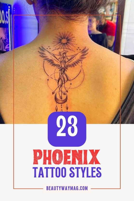 Phoenix Tattoo Ideas for Females 0041