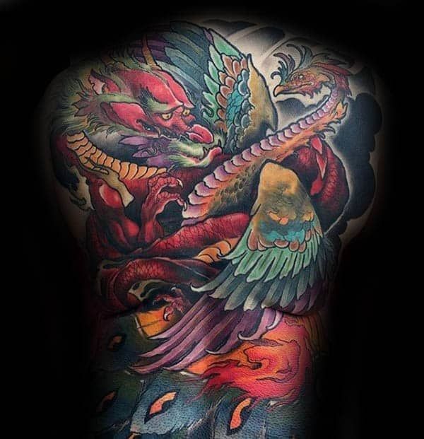 Phoenix Tattoo Ideas for Females 0045