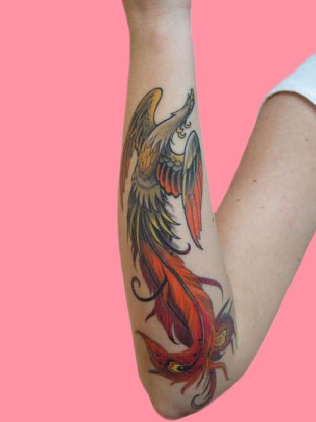 Phoenix Tattoo Ideas for Females 0057