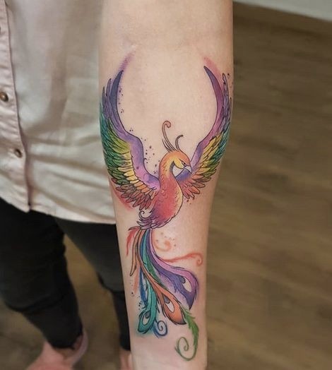 Phoenix Tattoo Ideas for Females 0061