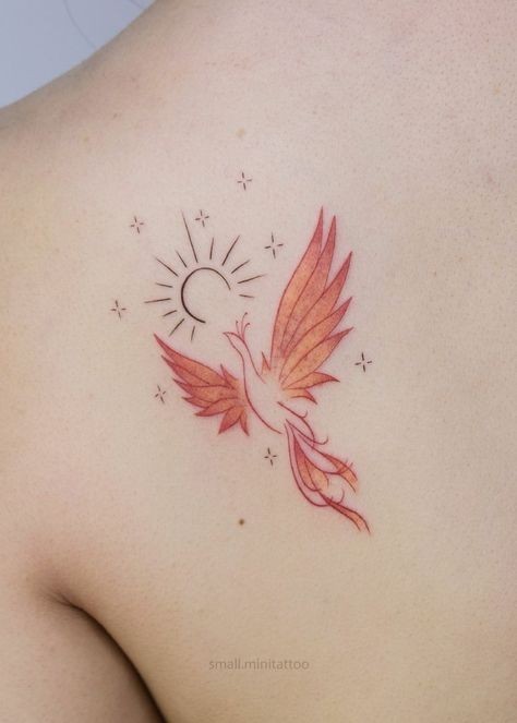 Phoenix Tattoo Ideas for Females 0092