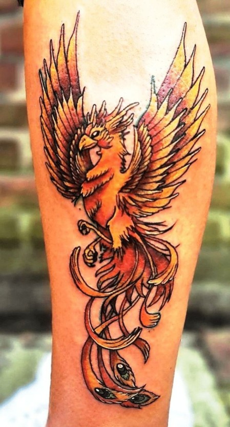 Phoenix Tattoo Ideas for Females 0097