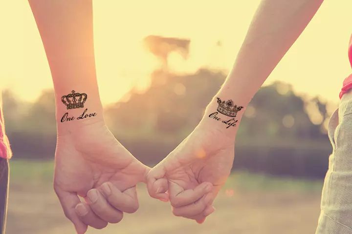 playful married couples tattoo ideas to celebrate partnership