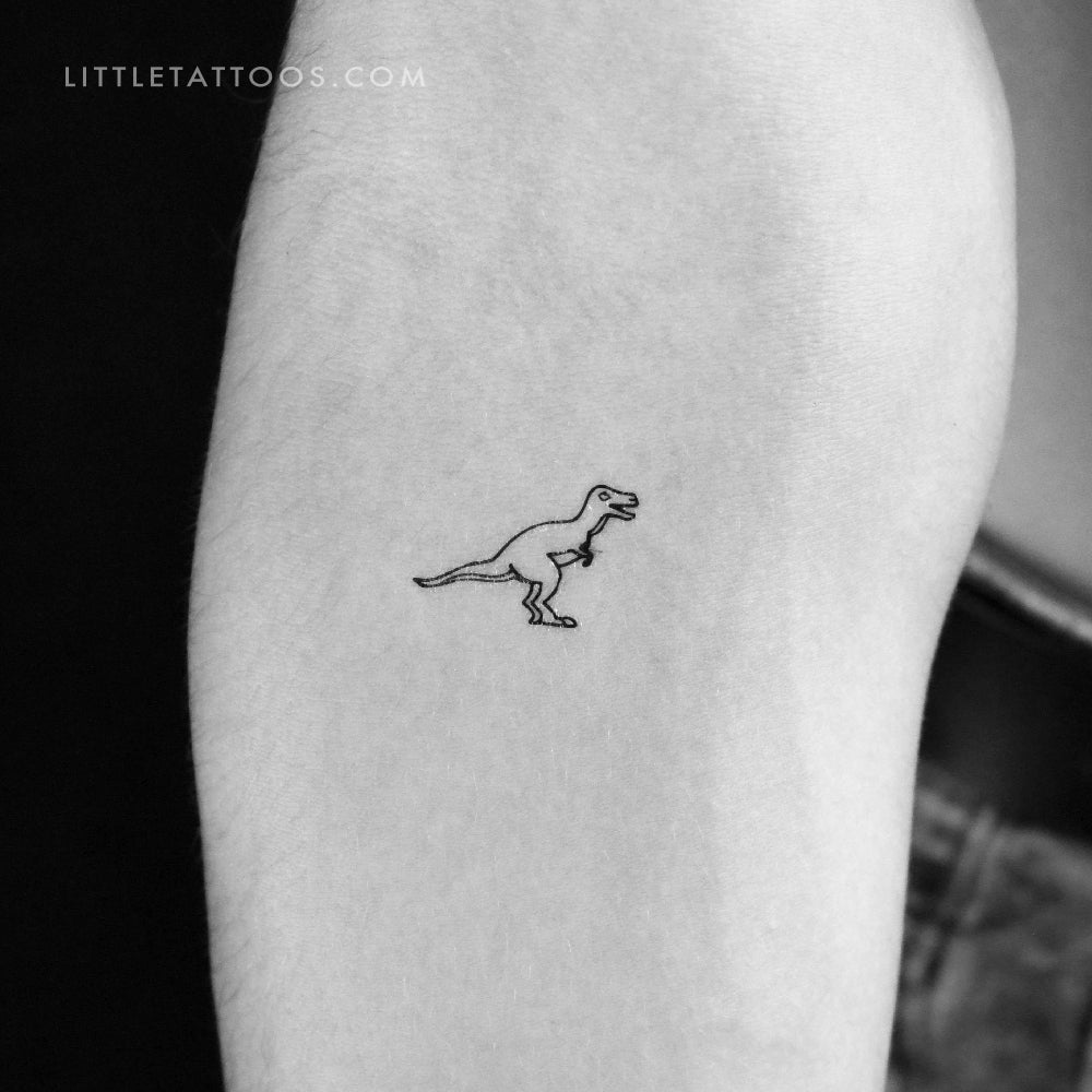 playful T Rex tattoo styles