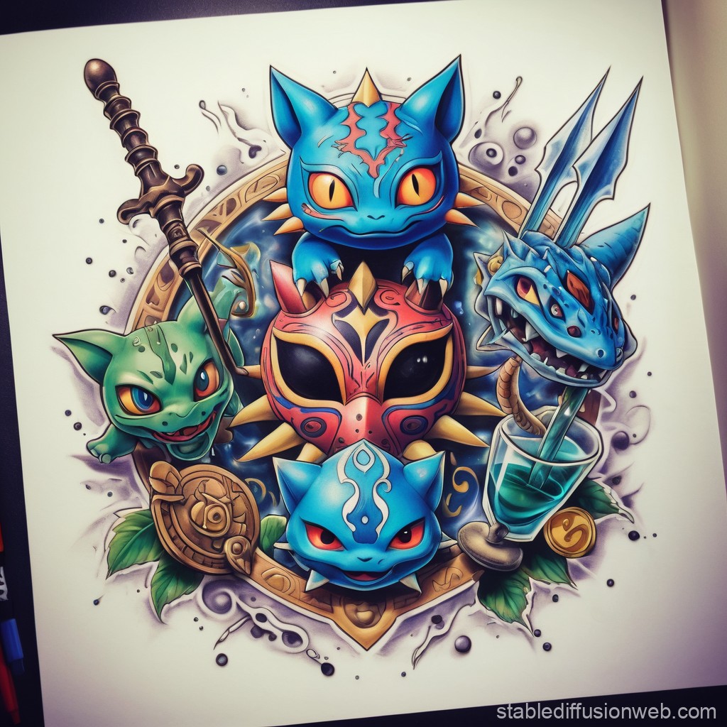 Pokemon Tattoo Ideas 0092