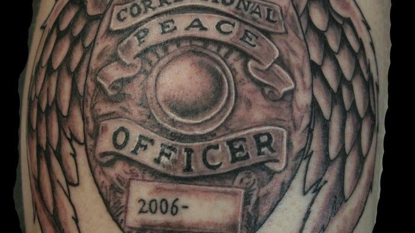 police officer dedication tattoos