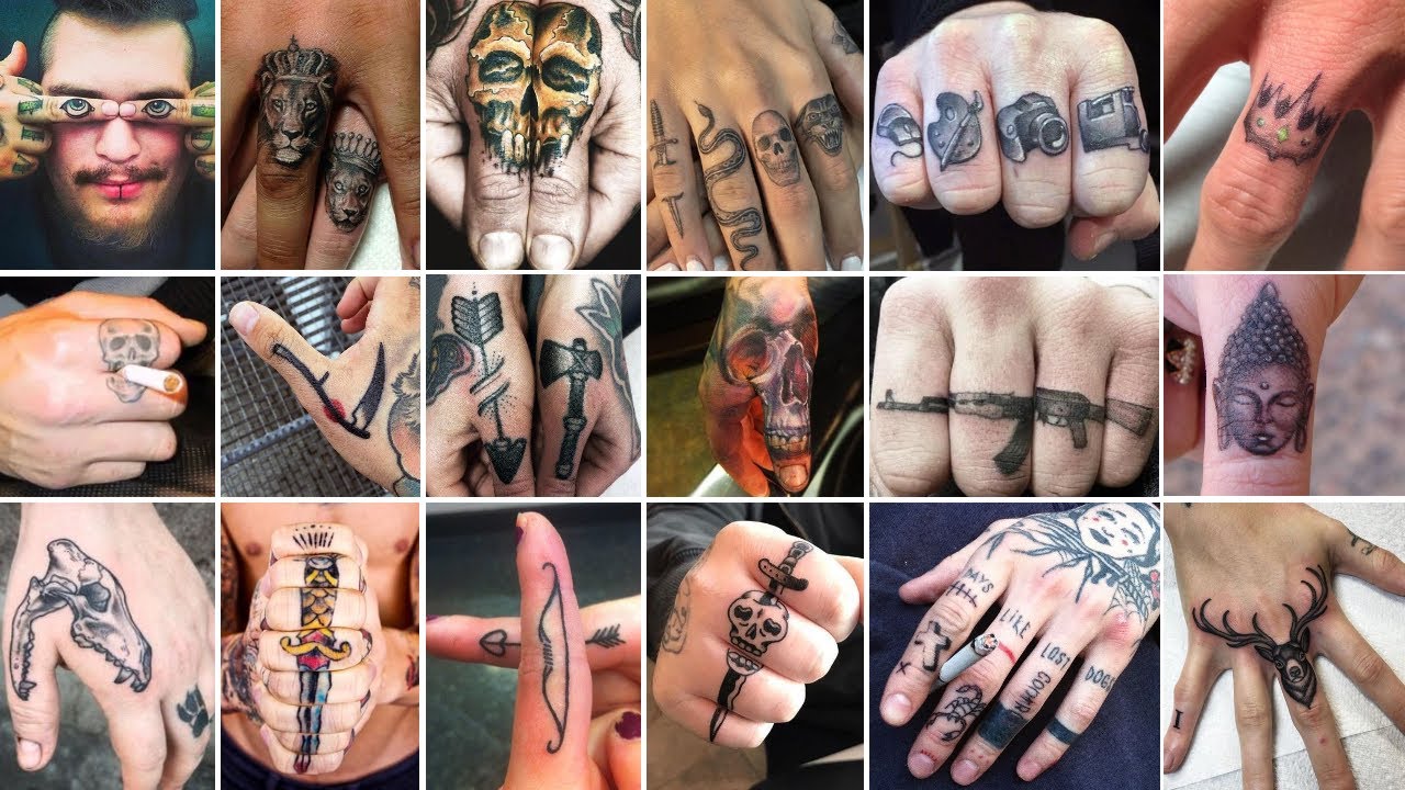 popular finger tattoo ideas for men