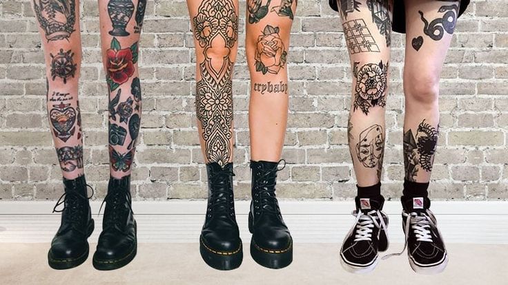 popular knee tattoo styles