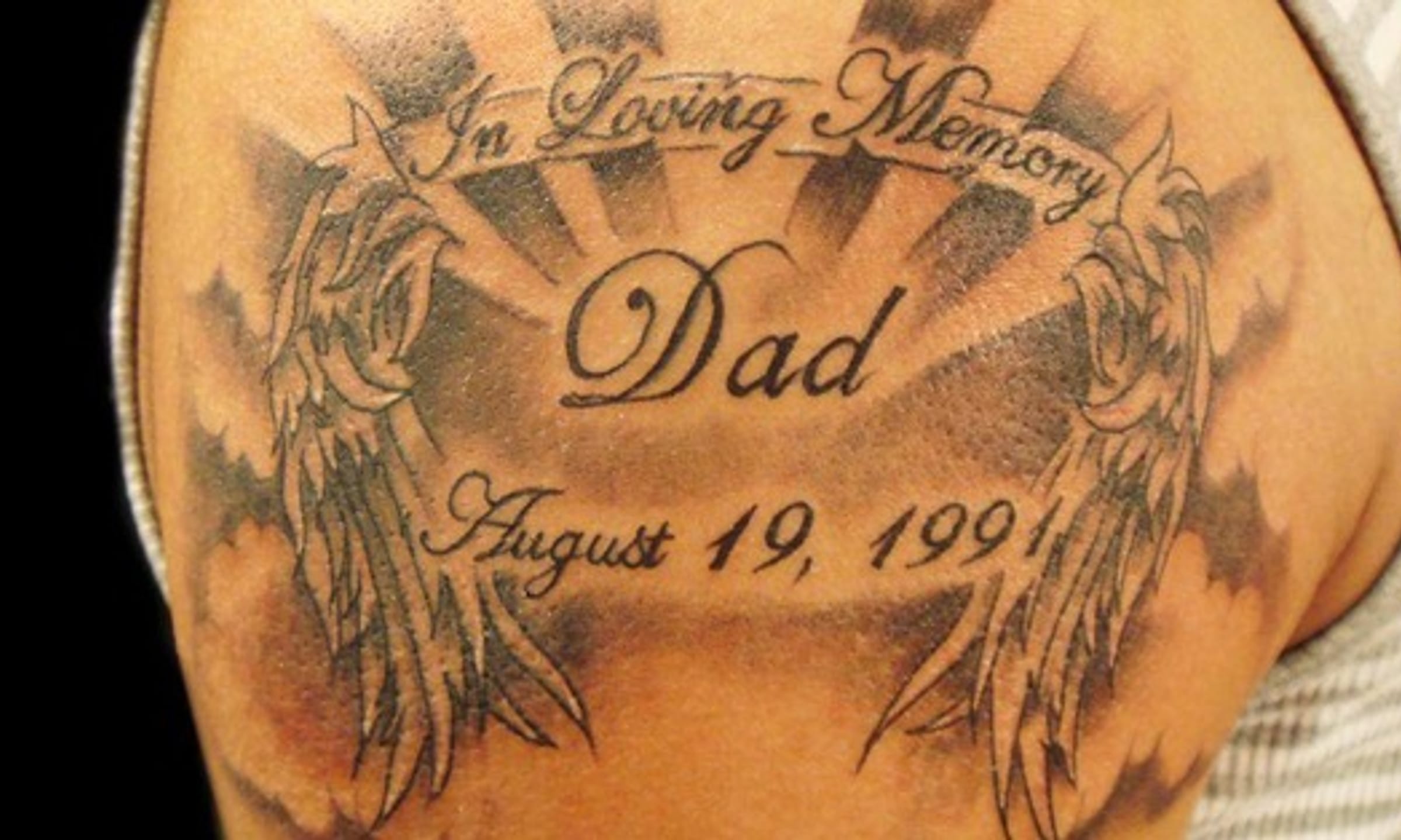 popular memorial tattoo ideas for men.