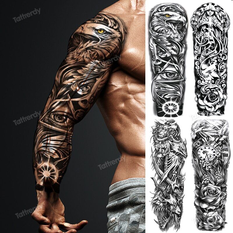 popular mens full sleeve tattoo ideas