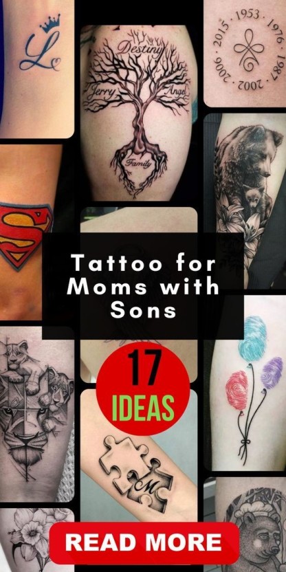 popular tattoo ideas for moms with sons