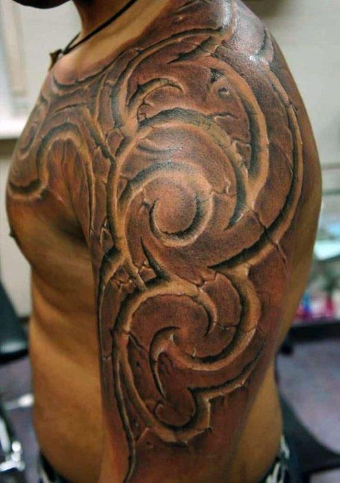 popular tribal tattoo themes for men.