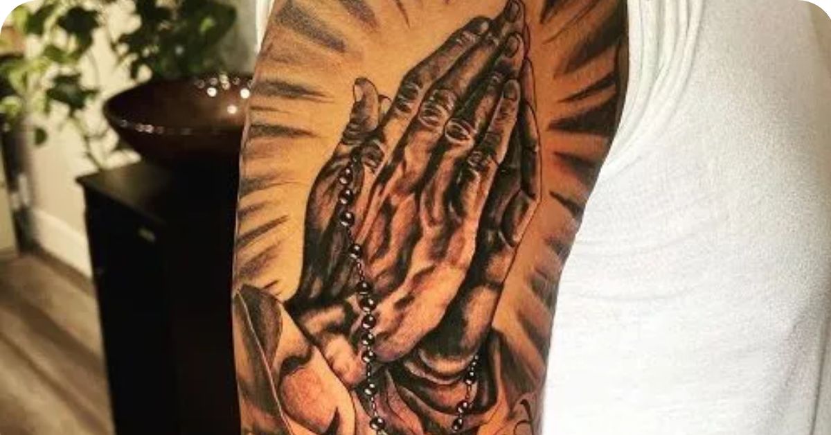 praying hands tattoo ideas 0075