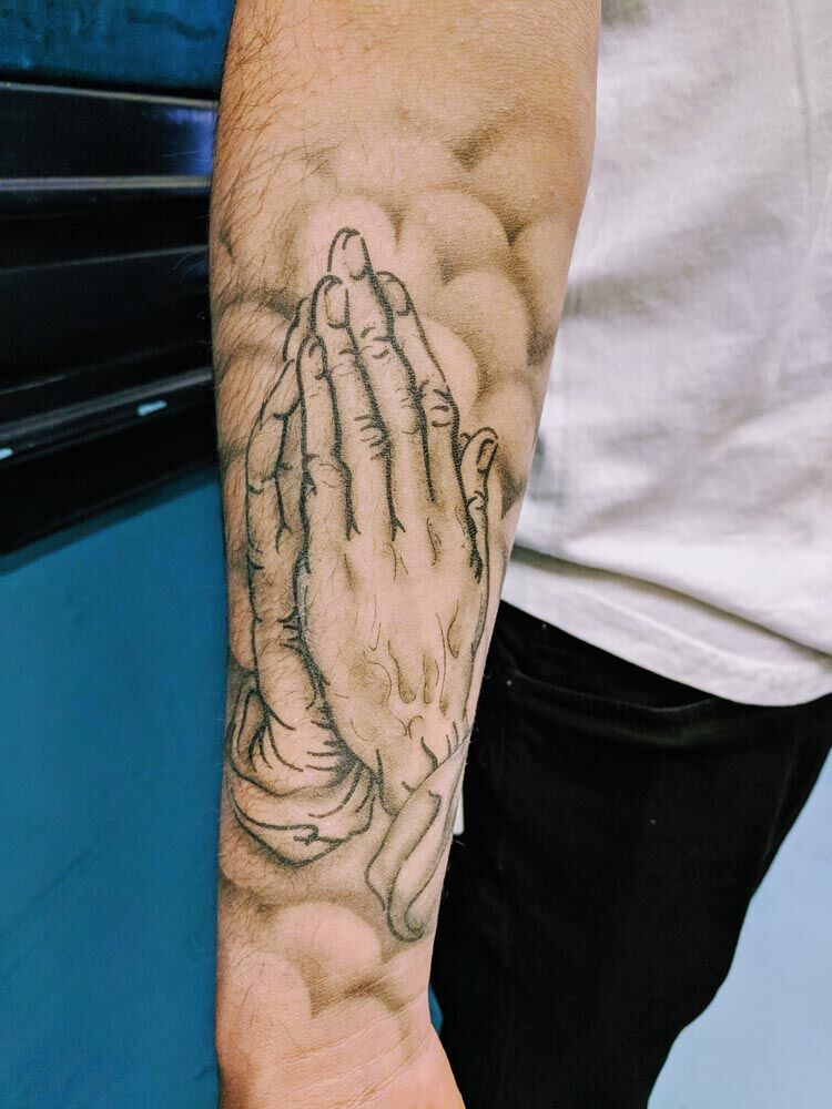 praying hands tattoo ideas 0088