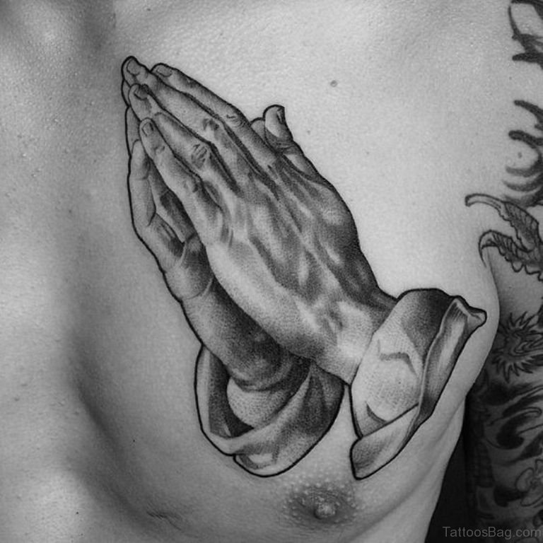 praying hands tattoo ideas 0099