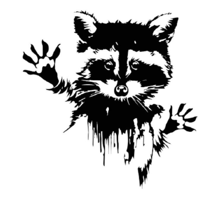 raccoon tattoo ideas 0036