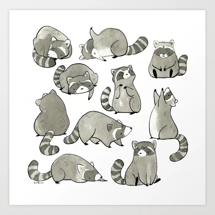 raccoon tattoo ideas 0078