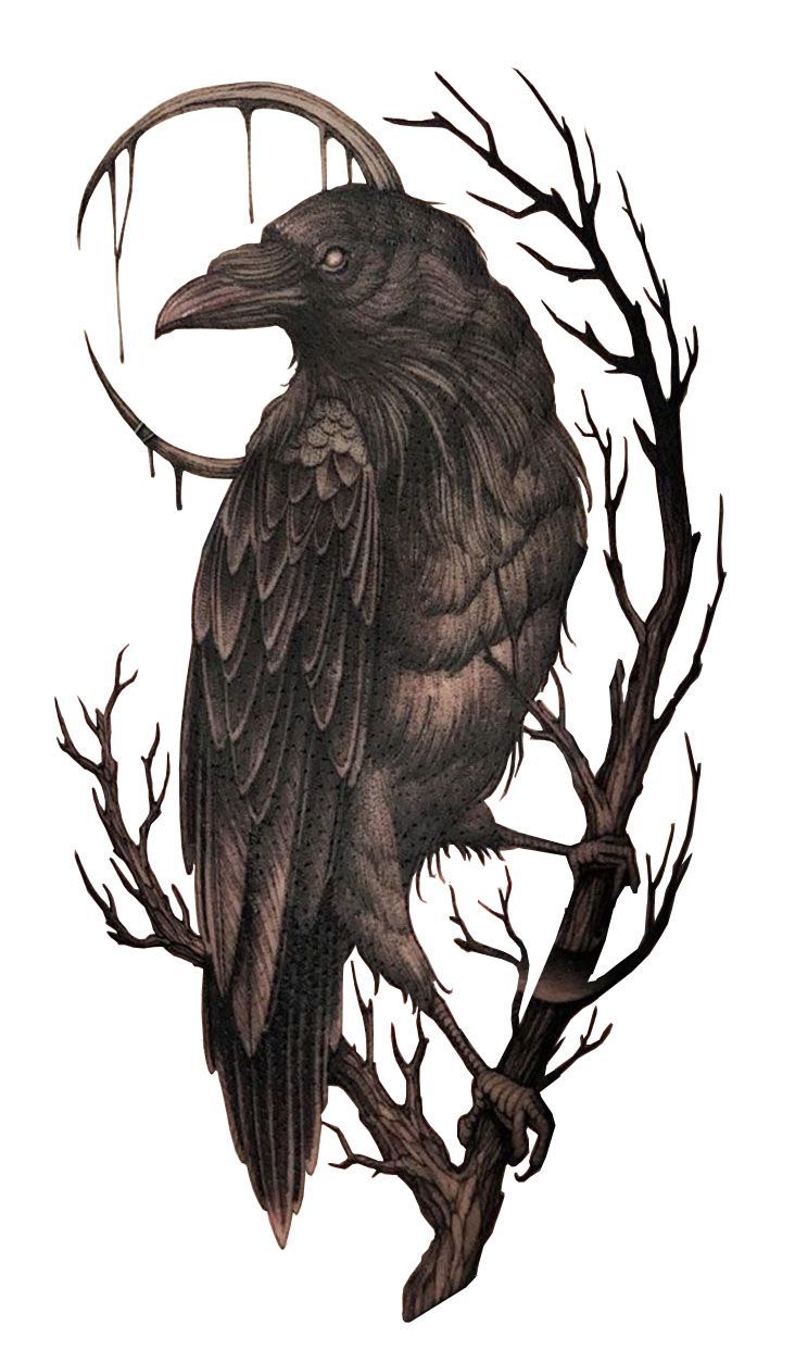 raven tattoo ideas 0013