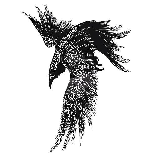 raven tattoo ideas 0025