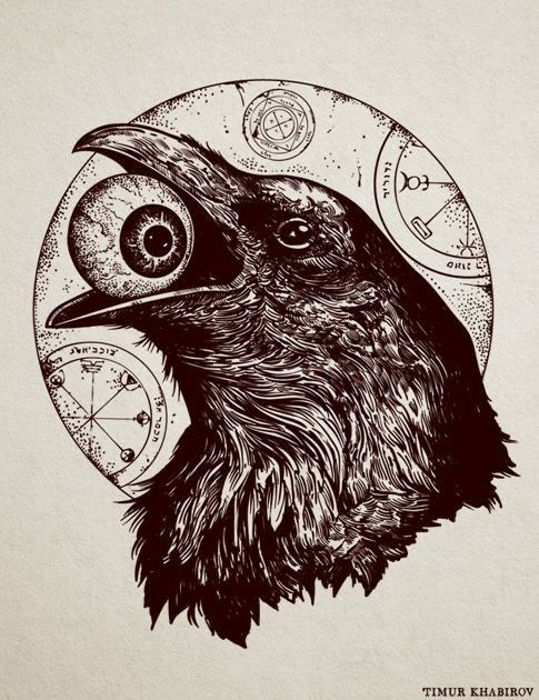 raven tattoo ideas 0047