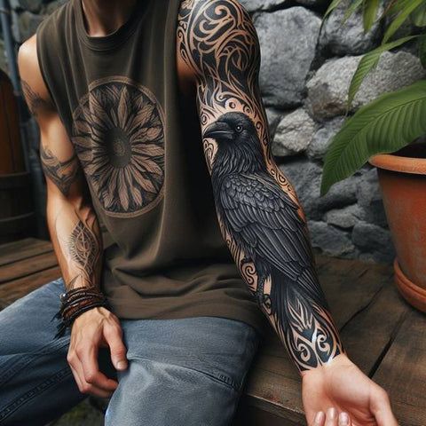 raven tattoo ideas 0056