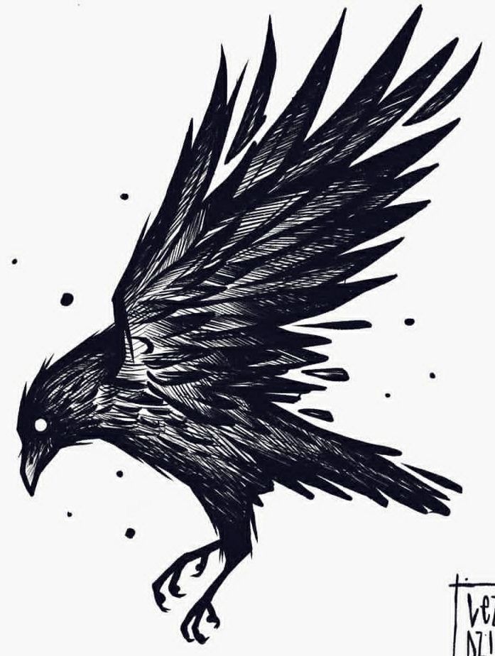 raven tattoo ideas 0067