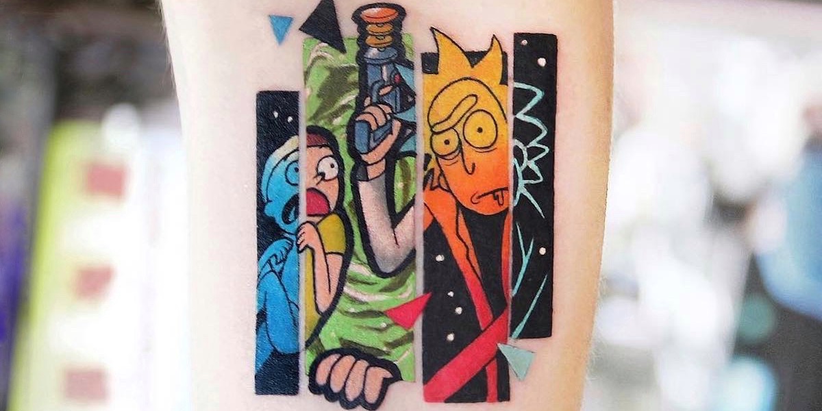 rick and morty tattoo ideas with quotes