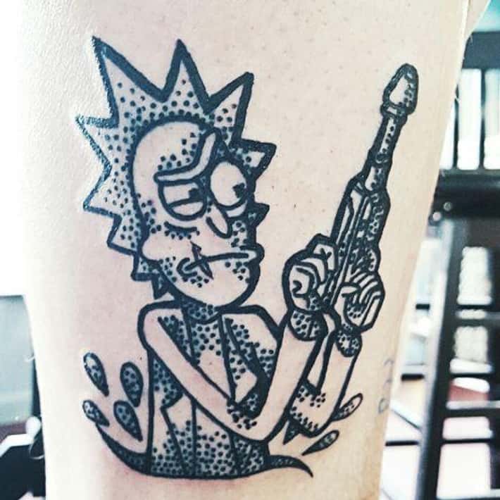 rick and morty tattoo ideas 0012