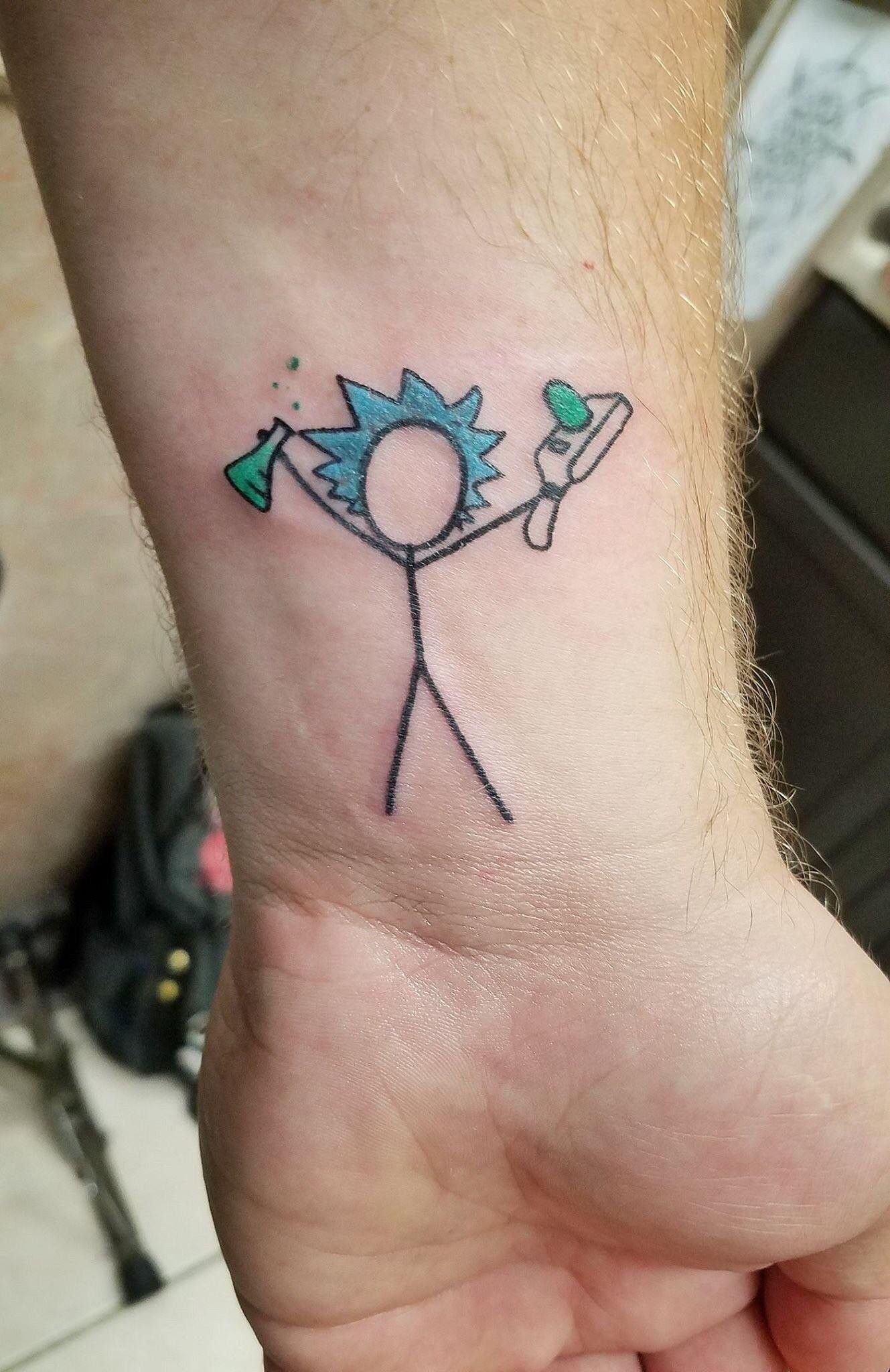 rick and morty tattoo ideas 0016