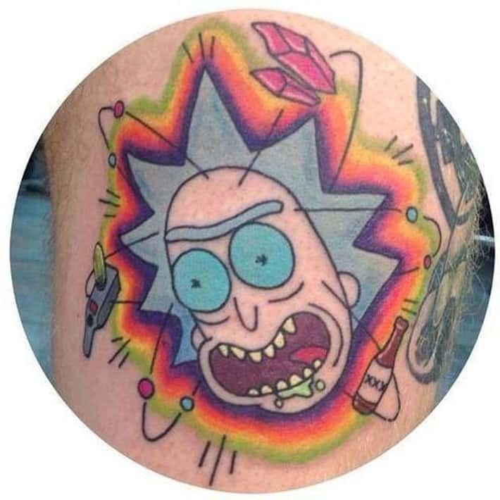 rick and morty tattoo ideas 0018