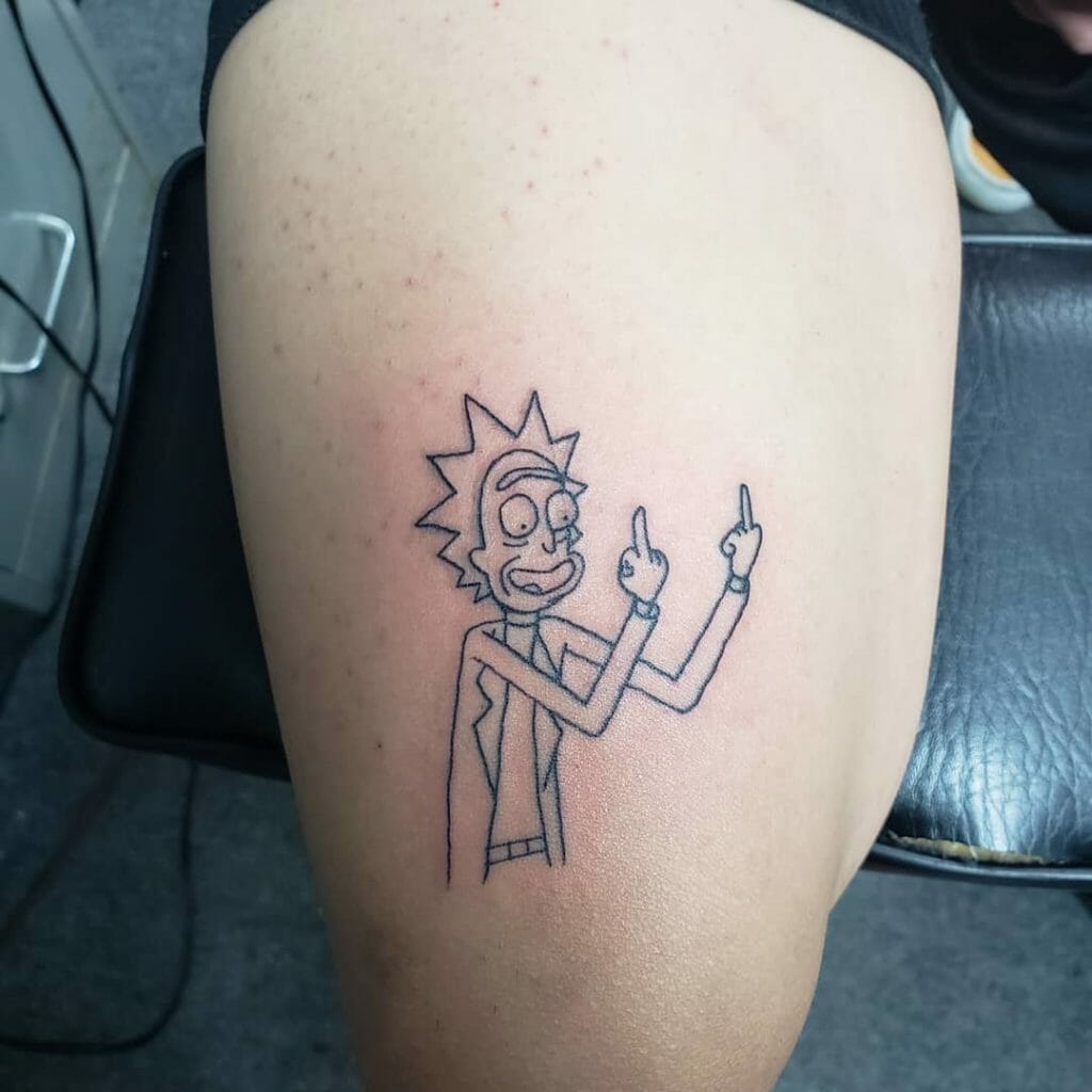 rick and morty tattoo ideas 0023