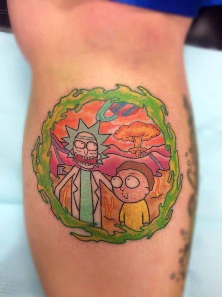 rick and morty tattoo ideas 0031