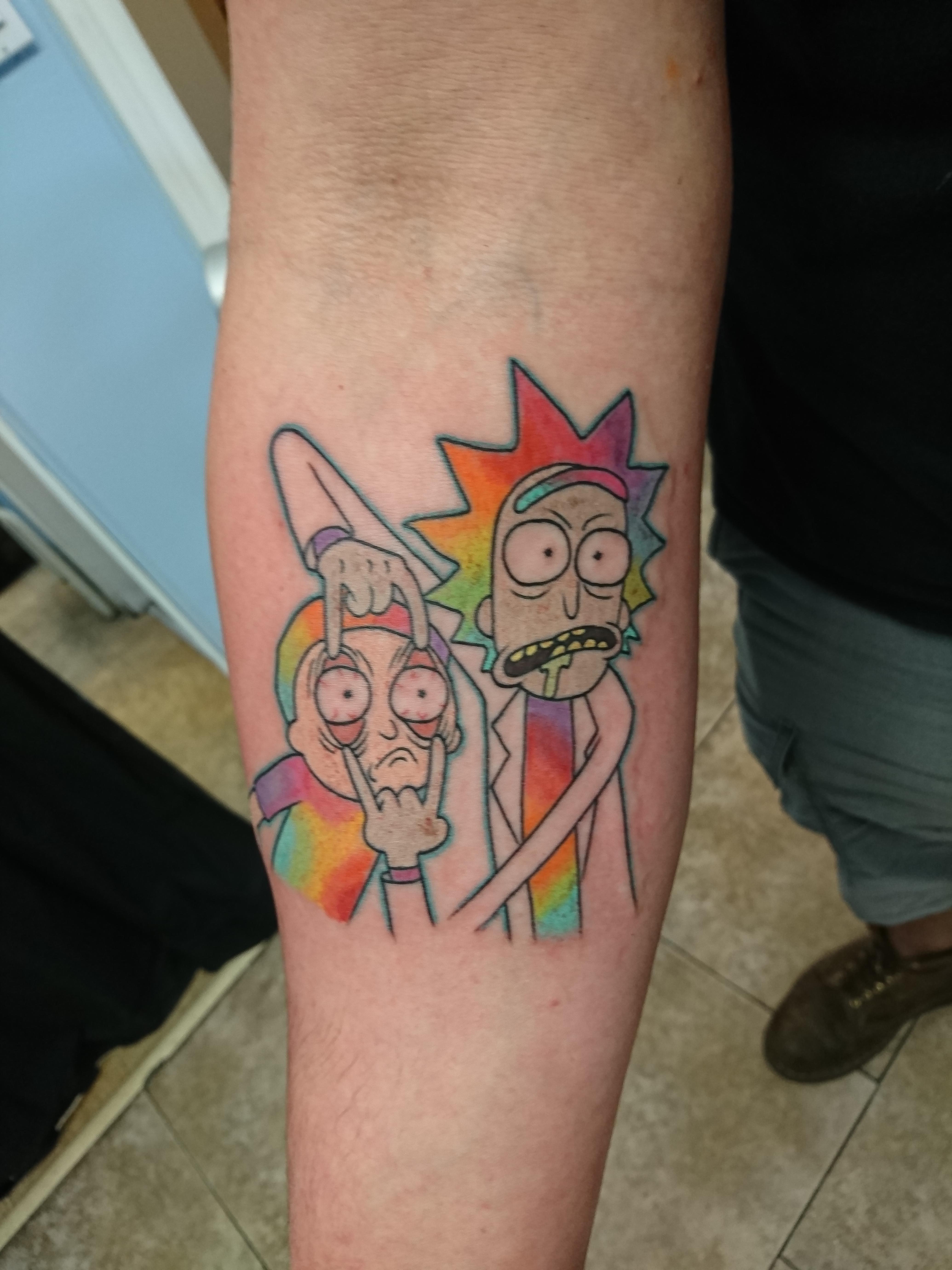 rick and morty tattoo ideas 0032