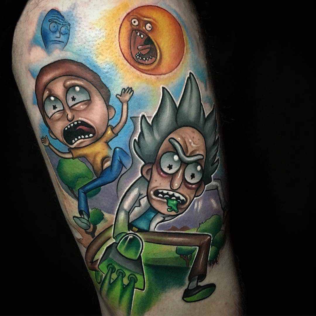 rick and morty tattoo ideas 0033