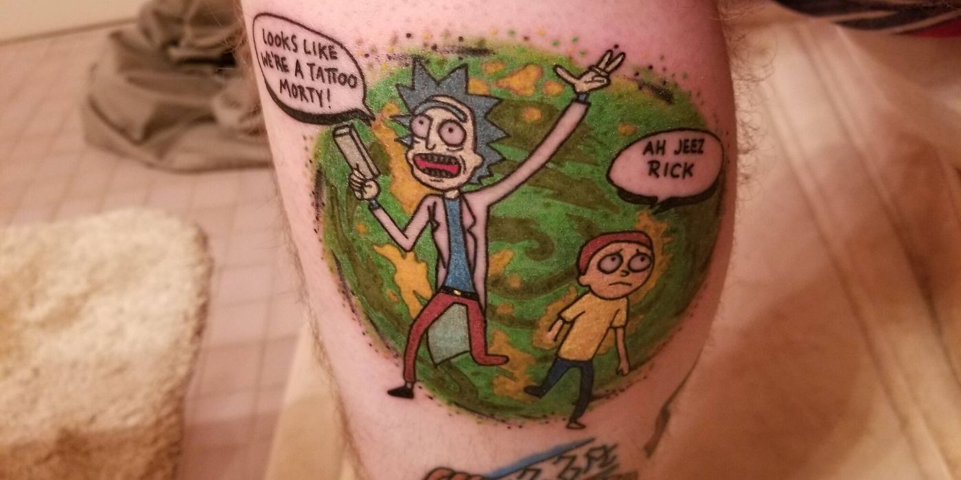 rick and morty tattoo ideas 0035