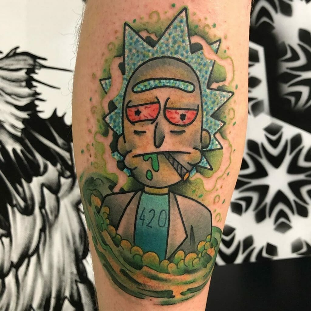 rick and morty tattoo ideas 0036