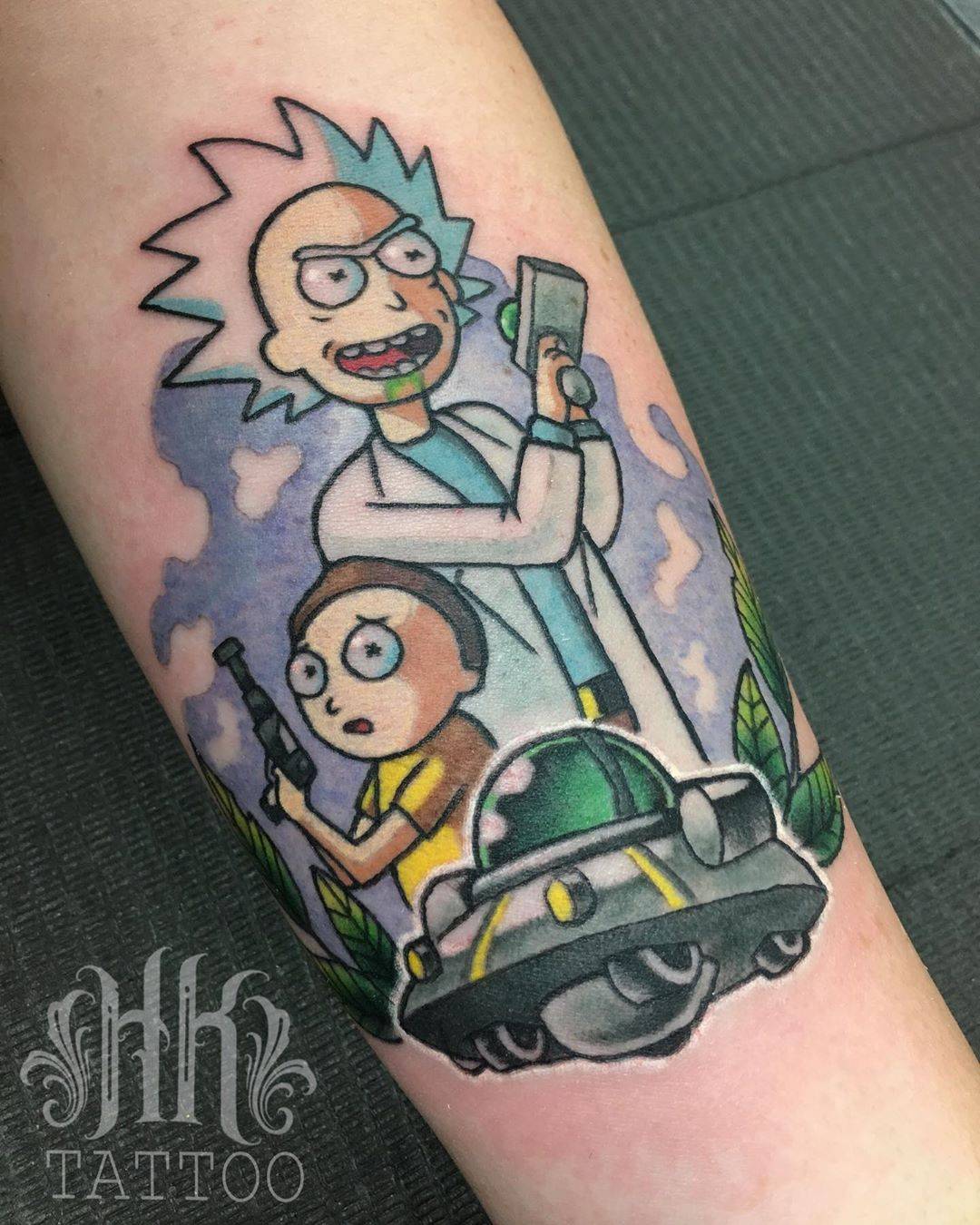 rick and morty tattoo ideas 0039