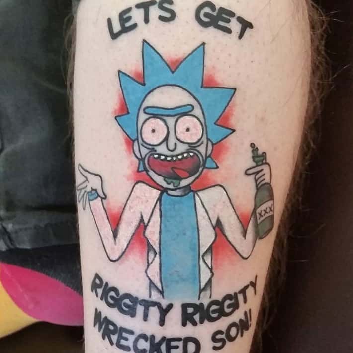 rick and morty tattoo ideas 0041