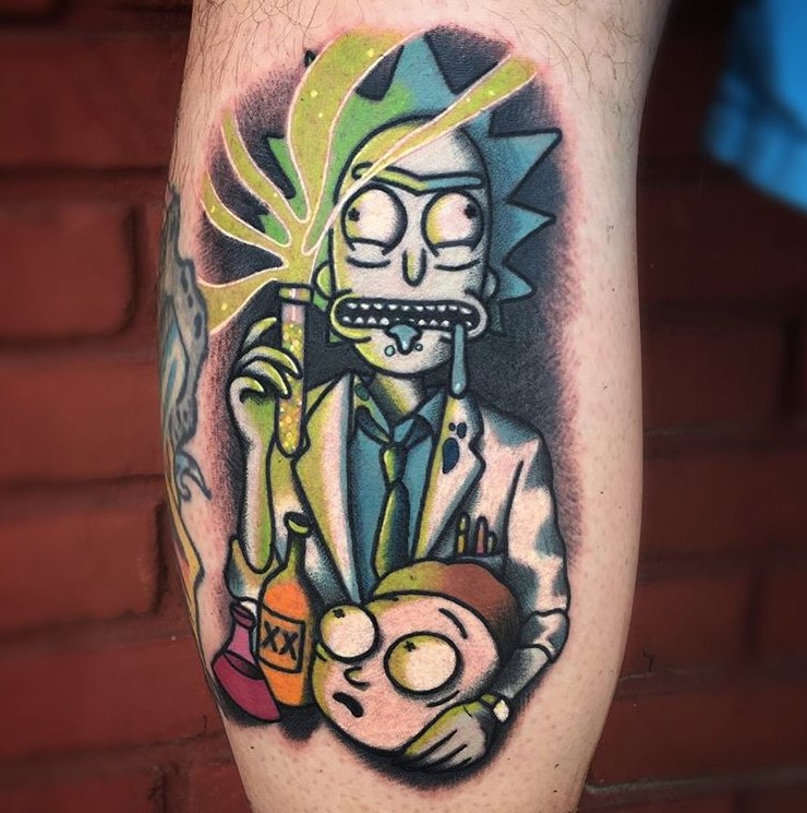 rick and morty tattoo ideas 0043