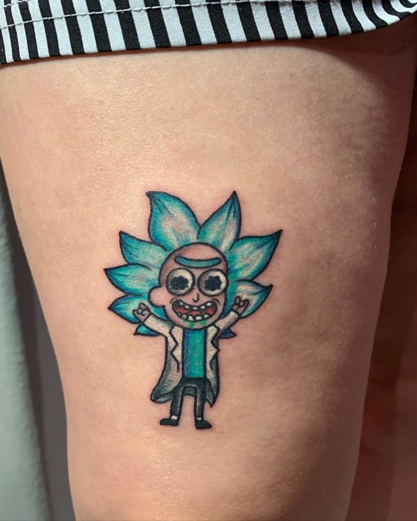 rick and morty tattoo ideas 0044