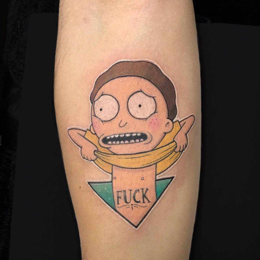 rick and morty tattoo ideas 0046