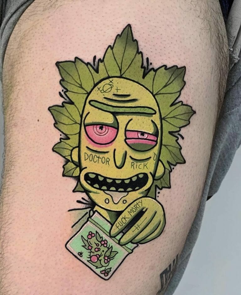 rick and morty tattoo ideas 0050