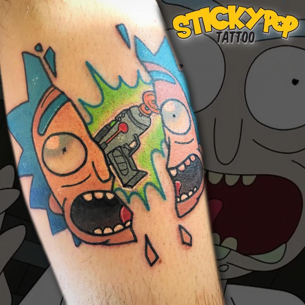 rick and morty tattoo ideas 0051