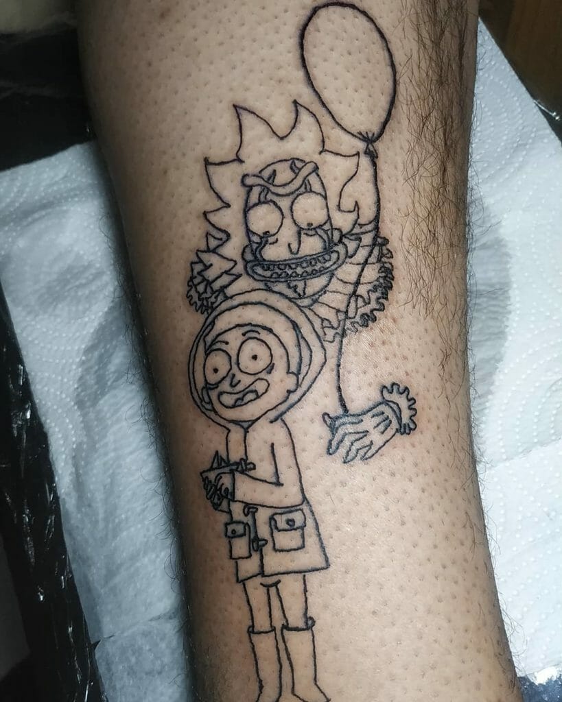 rick and morty tattoo ideas 0052